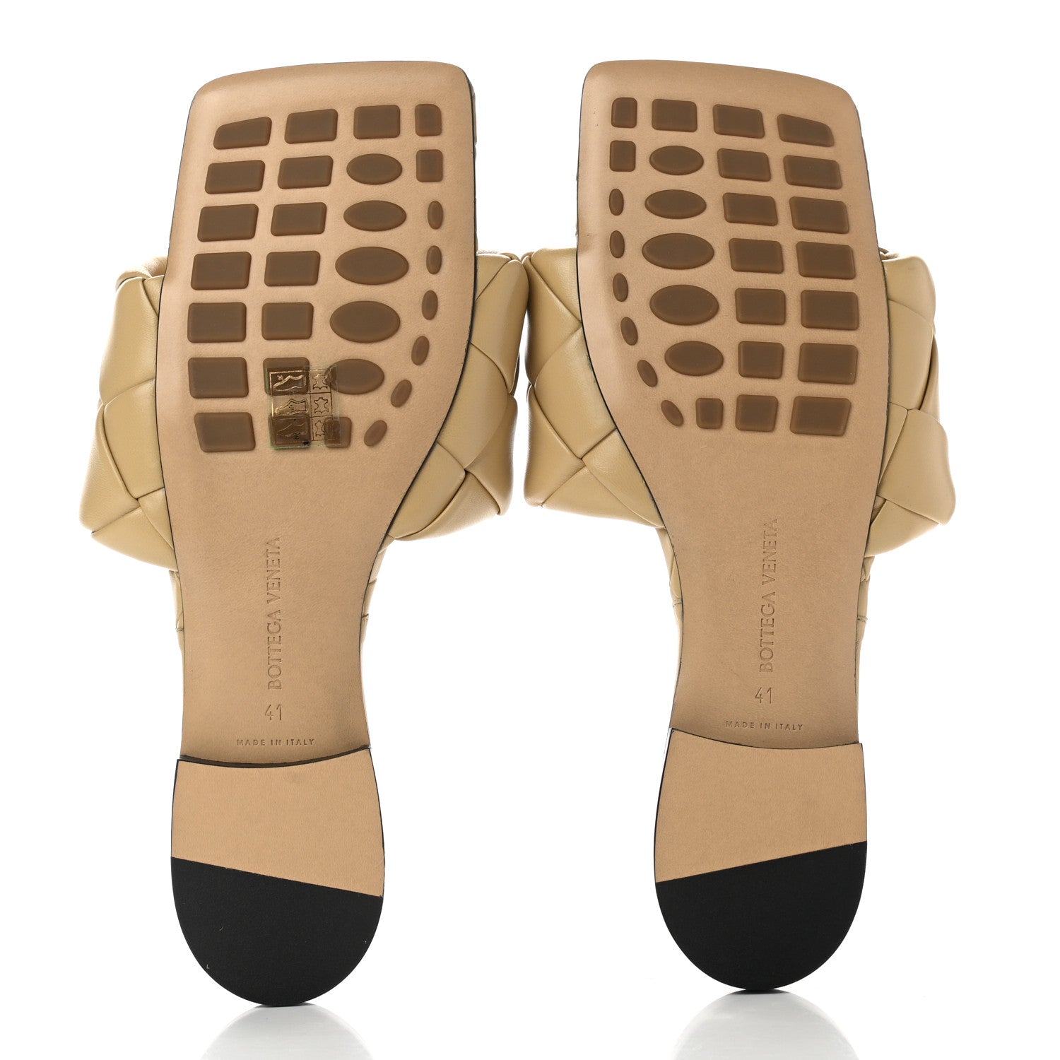 Bottega Veneta Nappa Maxi Intrecciato Lido Flat Sandals 41 Cane Sugar 5 of 7