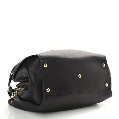 Salvatore Ferragamo Calfskin Sonia Tote Black 4 of 9
