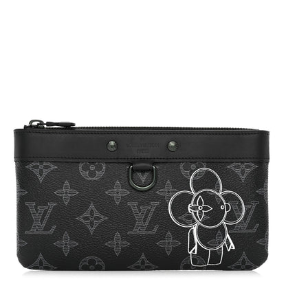 Louis Vuitton Monogram Eclipse Vivienne Pochette Apollo PM 1 of 7