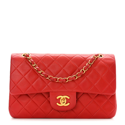 Chanel Lambskin Quilted Small Double Flap Red 1 of 13