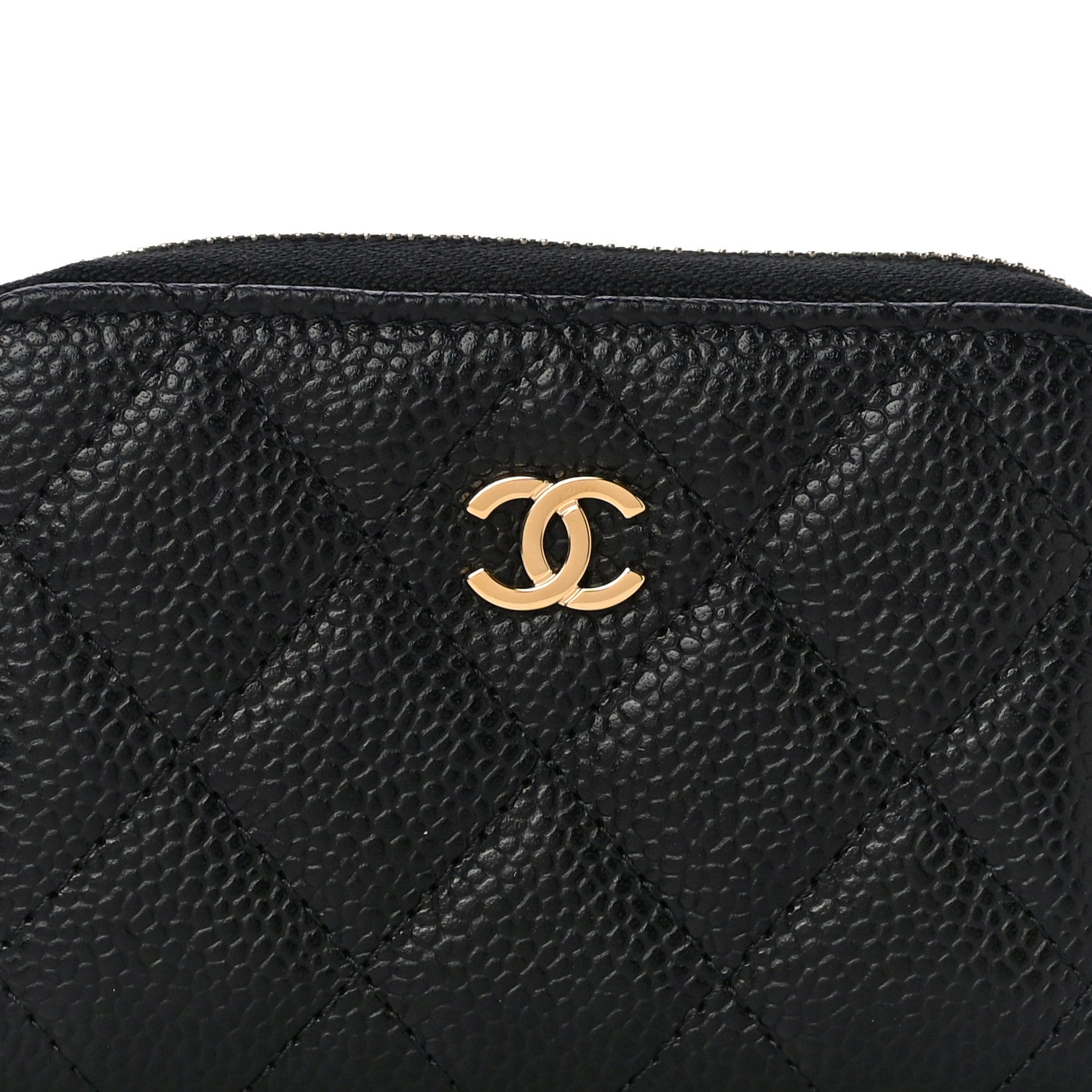 Chanel Caviar Quilted Classic Zipped Coin Purse Black 8 of 12
