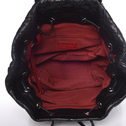 Chanel Glazed Calfskin Quilted Beijing Backpack Black 5 of 8