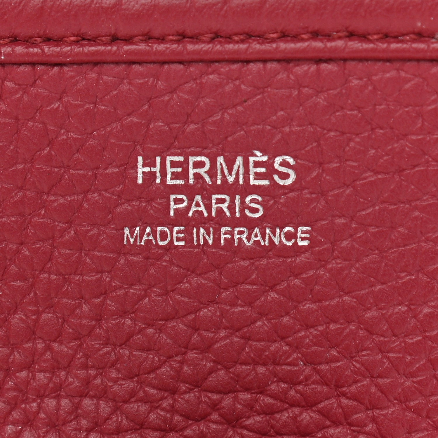 Hermes Taurillon Clemence Evelyne III PM Rubis 5 of 11