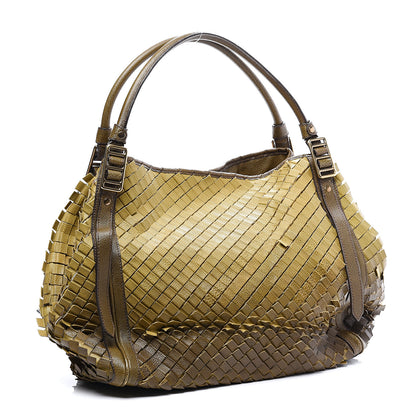 Burberry Calfskin Tile Tote Green 2 of 10