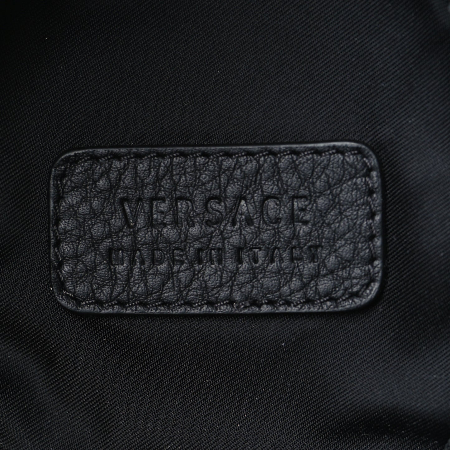 Calfskin Mini Biker Bag Black