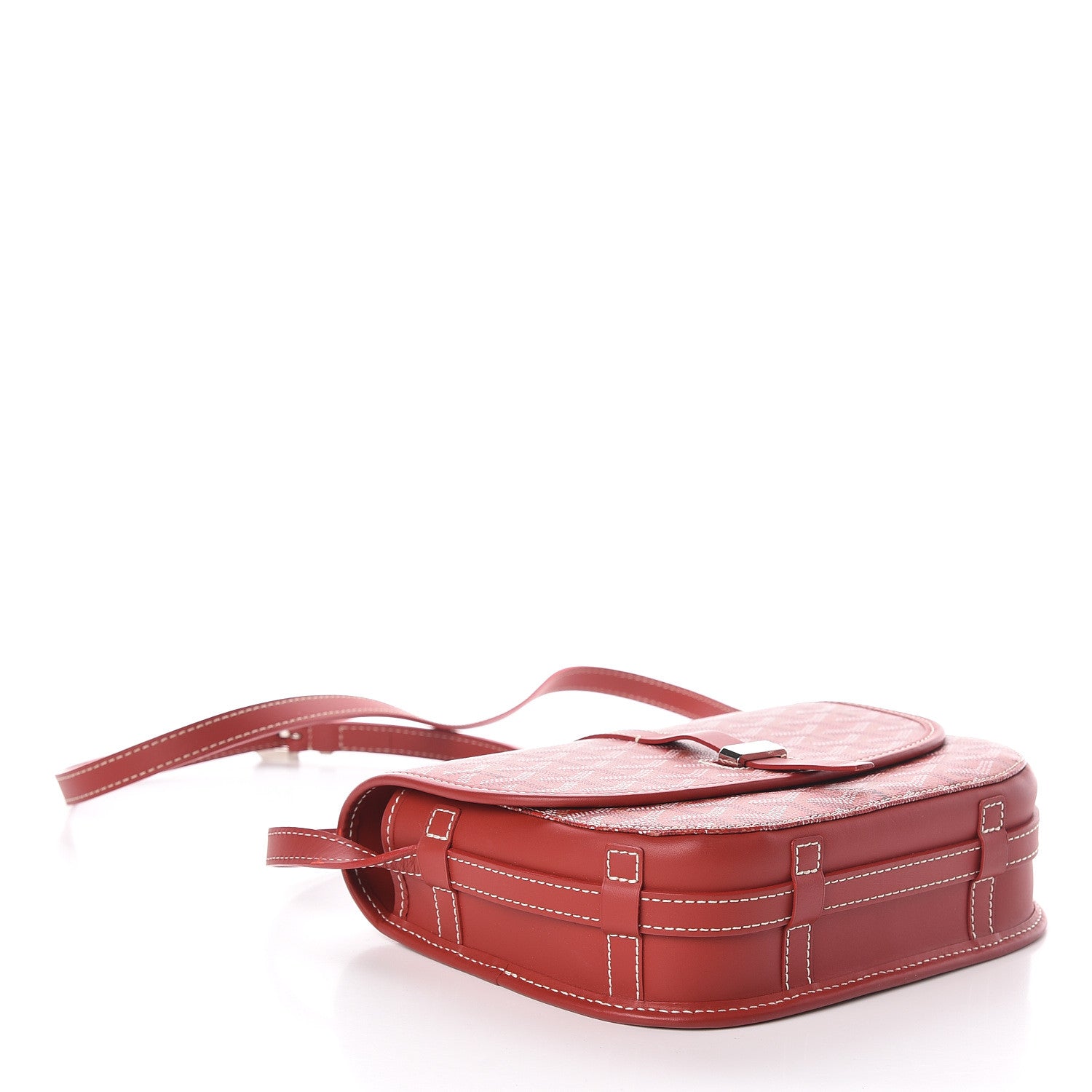 Goyard Goyardine Belvedere II PM Messenger Bag Red 4 of 10