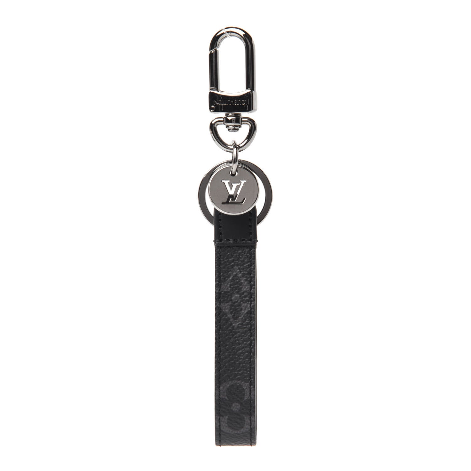 Louis Vuitton Monogram Eclipse Dragonne Bag Charm Key Holder 1 of 4