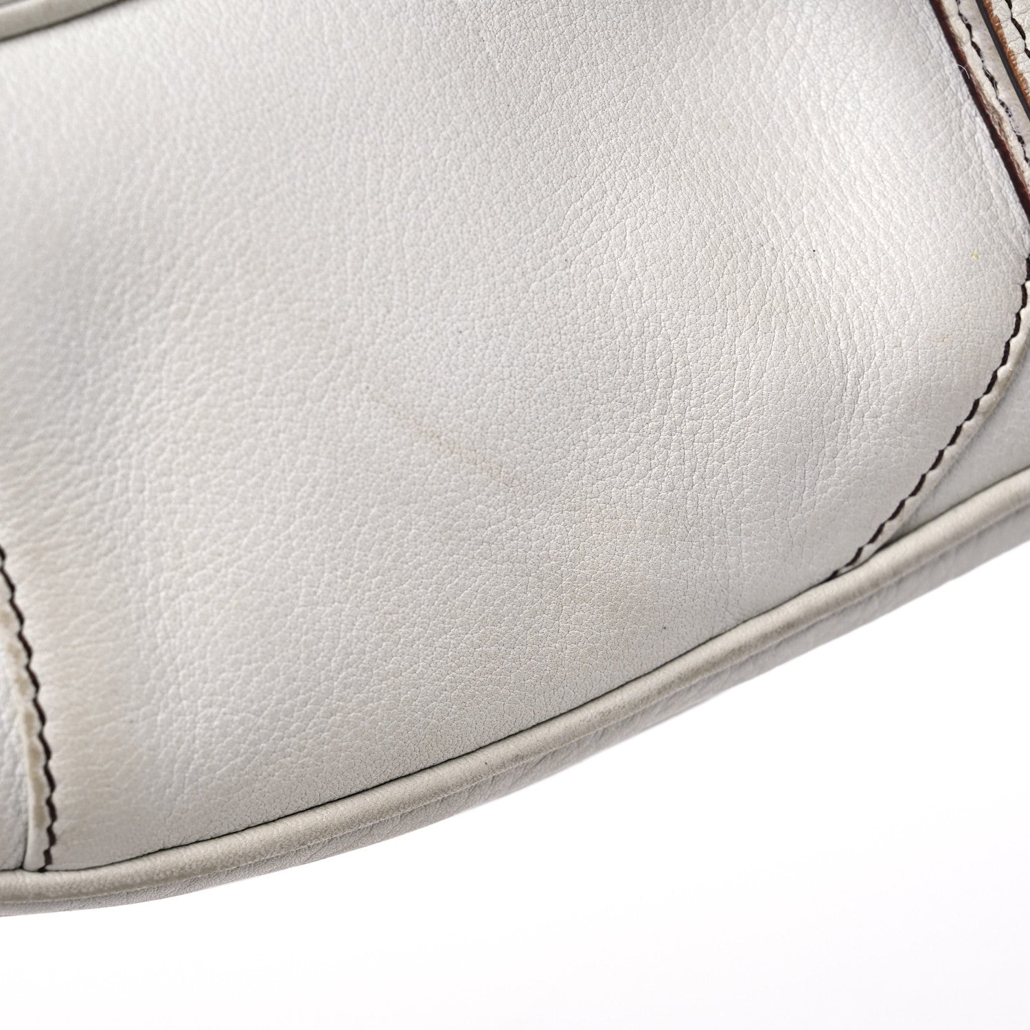Christian Dior Calfskin Saddle Bag White 13 of 20