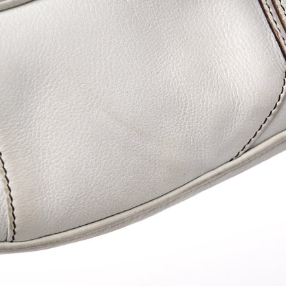 Christian Dior Calfskin Saddle Bag White 13 of 20