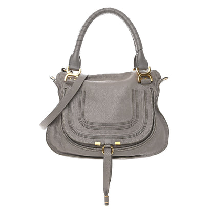 Chloe Calfskin Medium Marcie Satchel Cashmere Grey 1 of 10