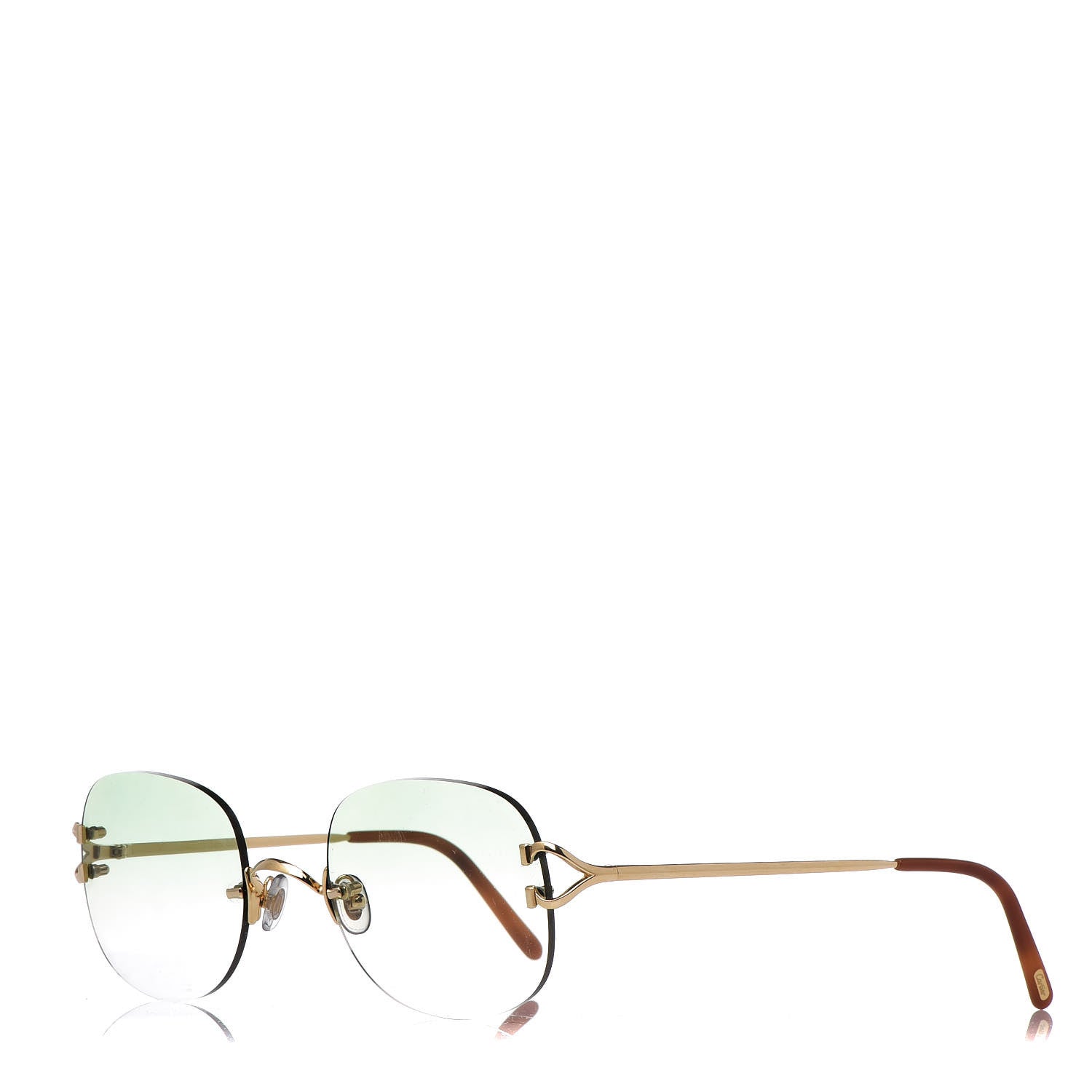 Cartier C Decor 135 Sunglasses Gold 1 of 7