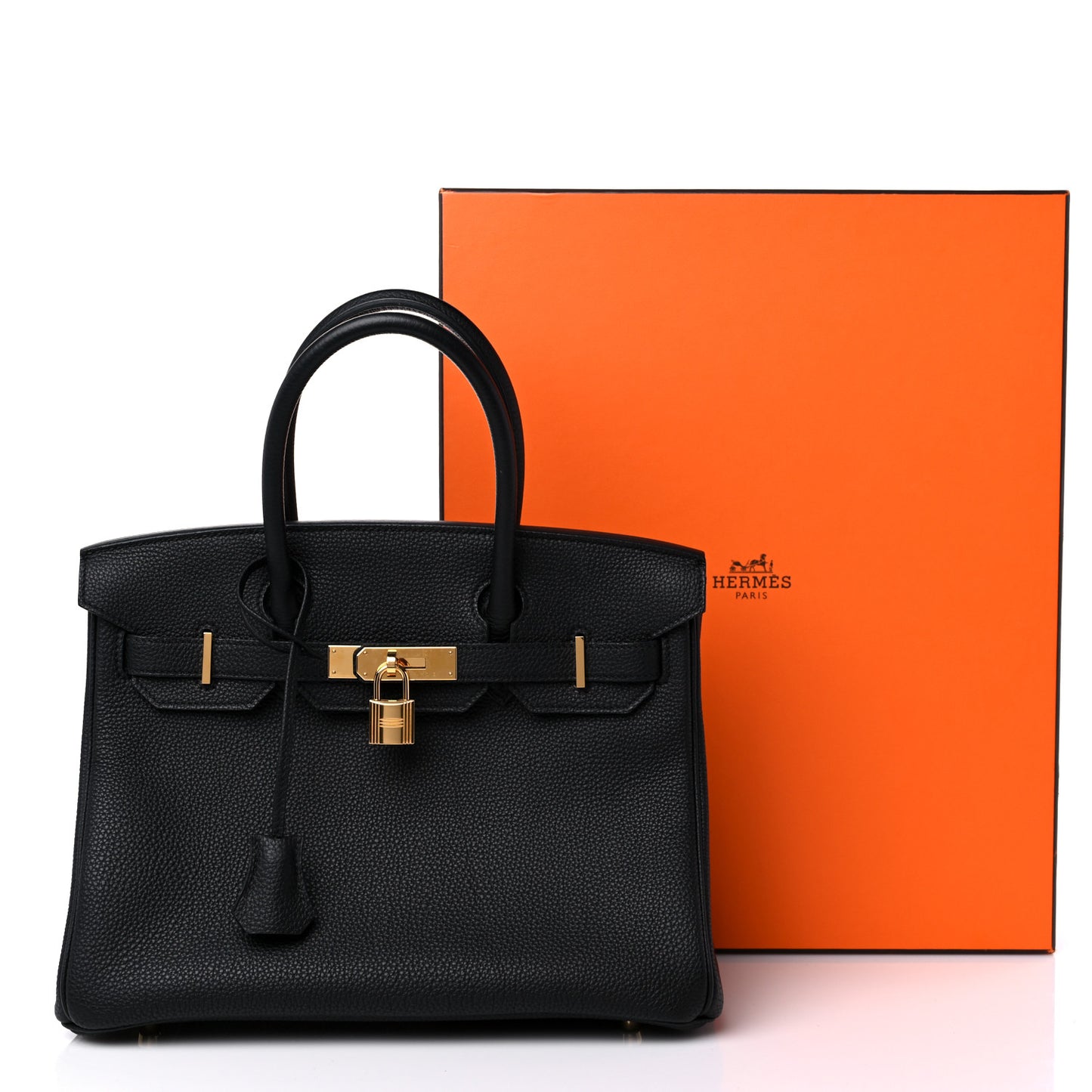 Togo Birkin 30 Black