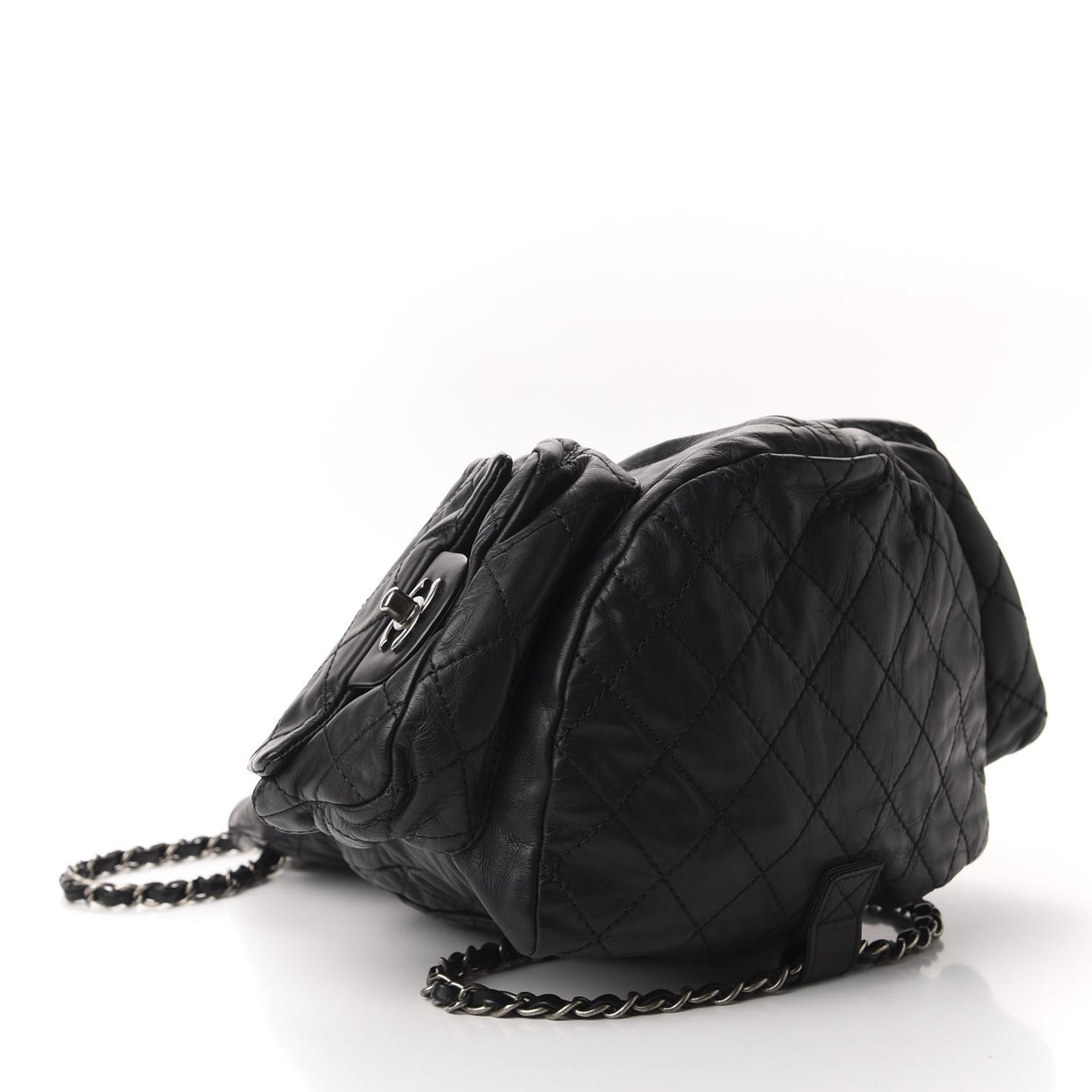 Calfskin Large Backpack Is Back Black