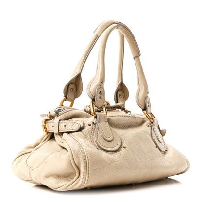 Chloe Calfskin Medium Paddington Satchel Beige 3 of 10