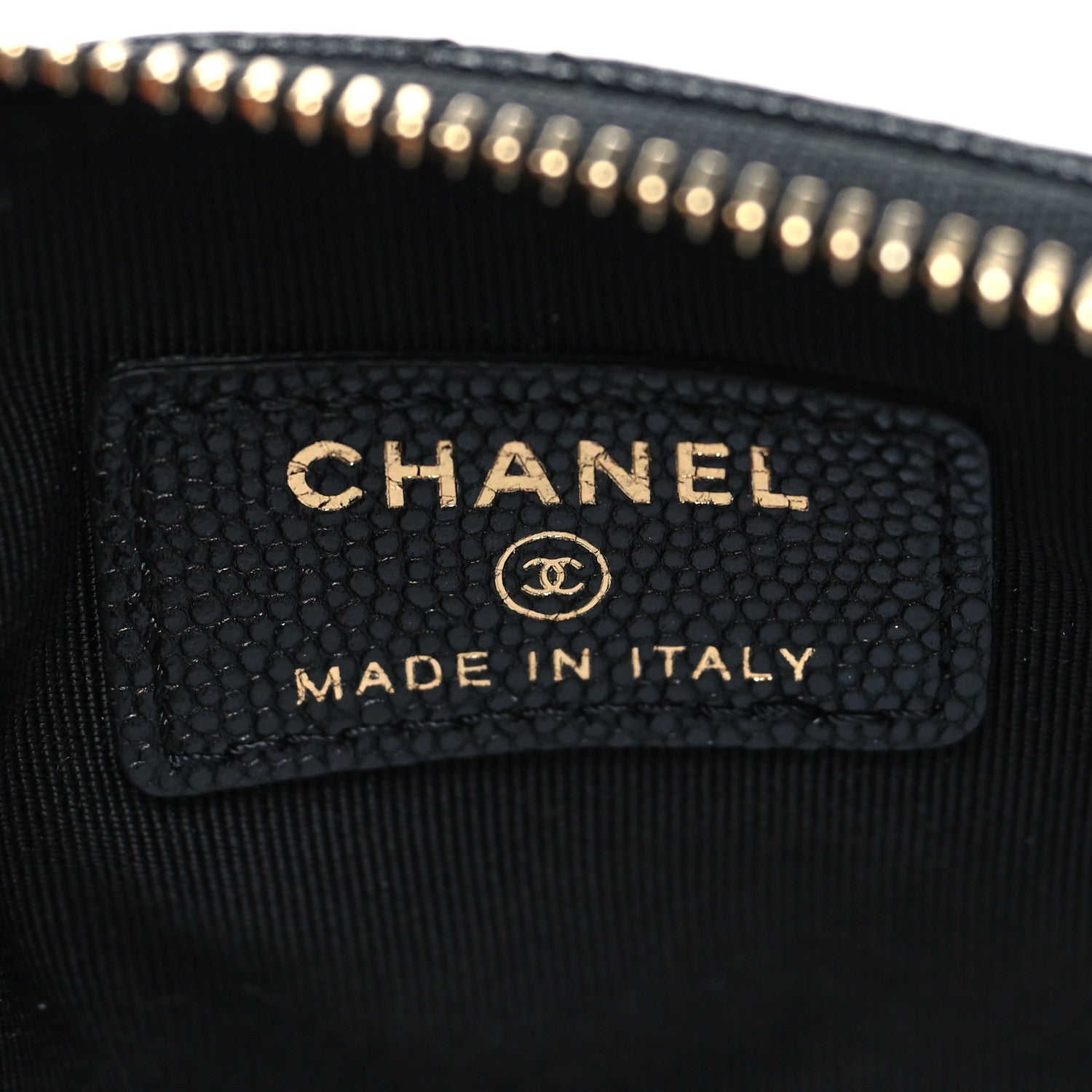 Chanel Caviar Quilted Small Cosmetic Case Black 6 of 8