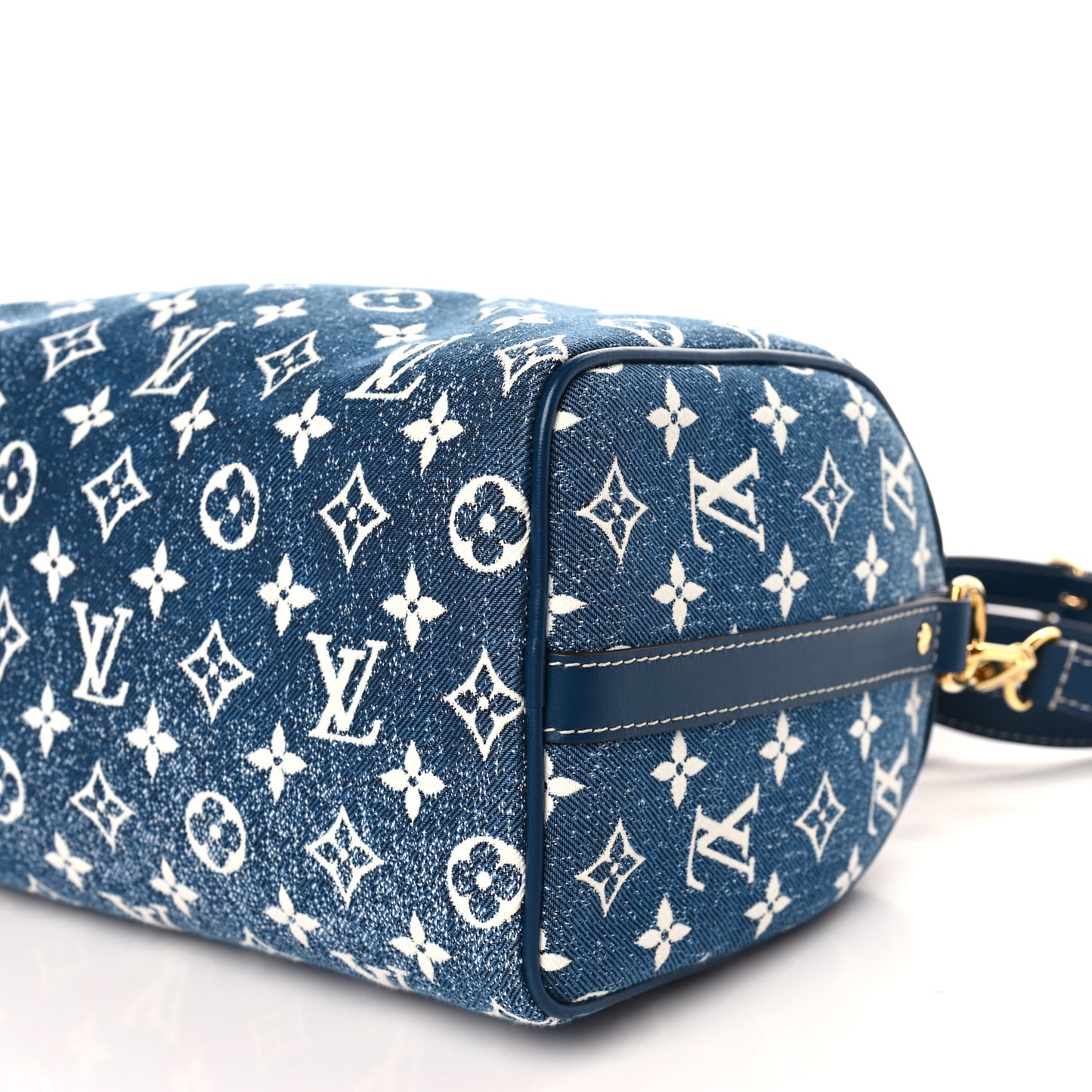 Monogram Jacquard Denim Speedy Bandouliere 25 Bleu