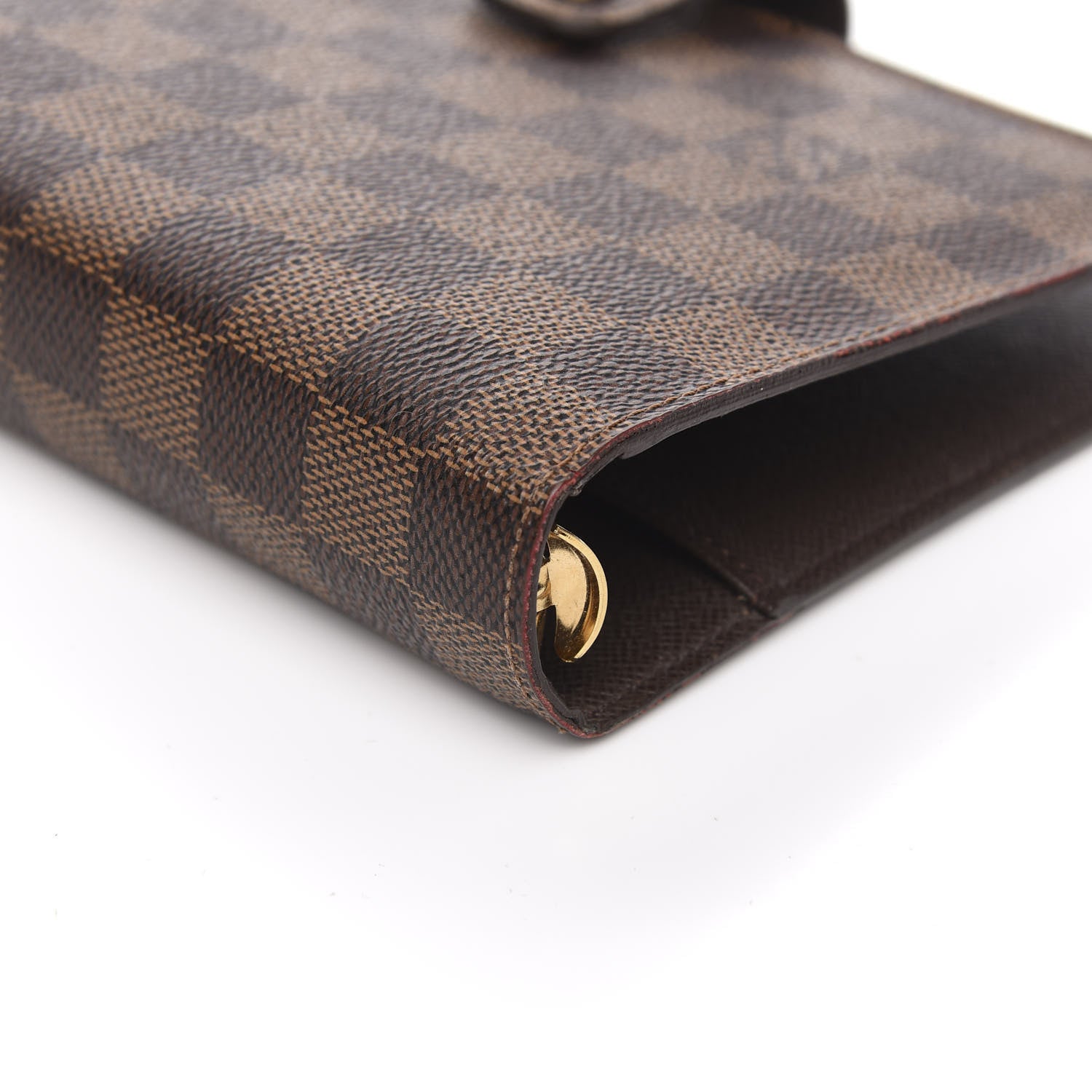Louis Vuitton Damier Ebene Medium Ring Agenda Cover 7 of 8