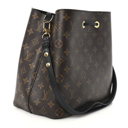 Louis Vuitton Monogram Neonoe MM Black 3 of 10