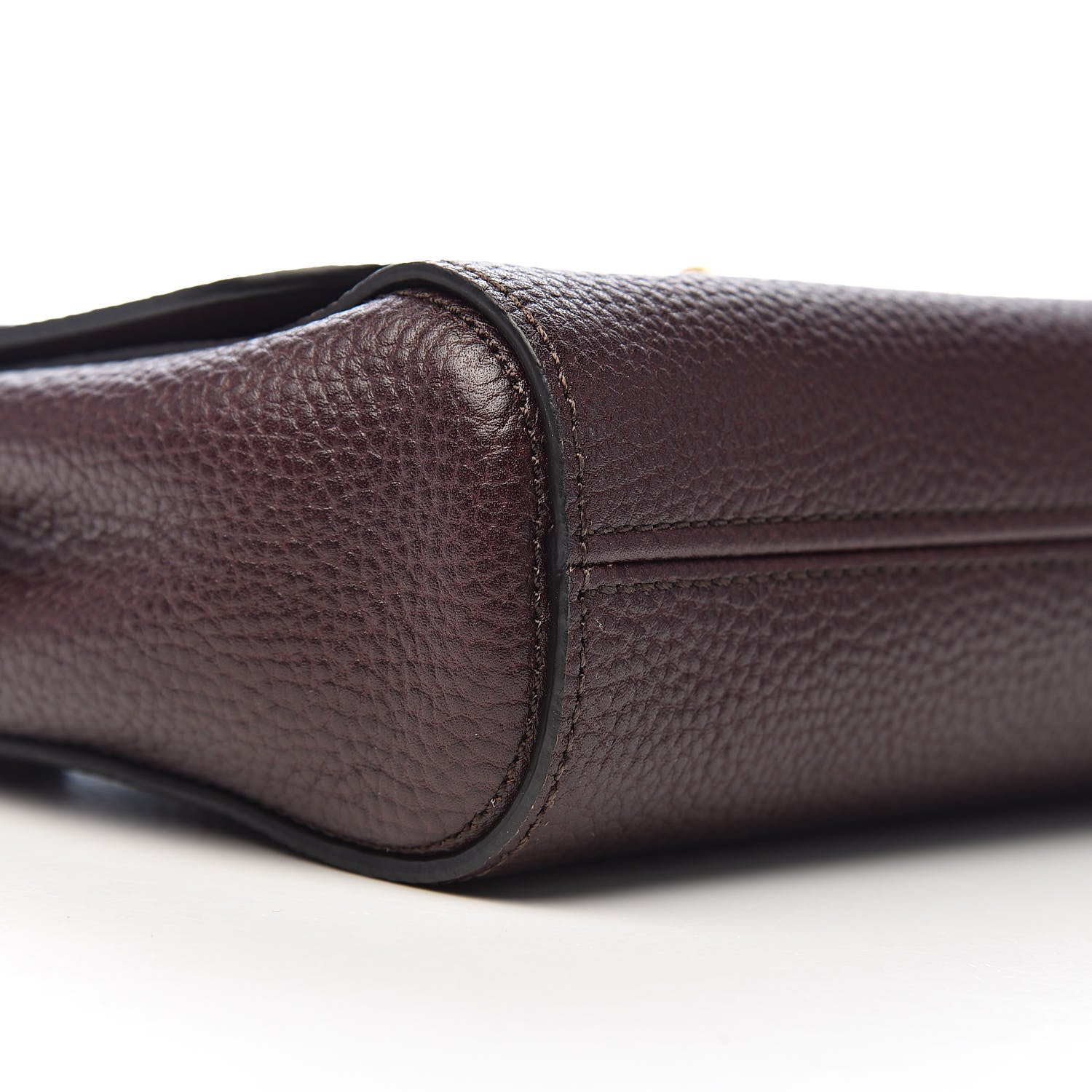 Mulberry Glossy Goatskin Small Lily Flap Oxblood 11 of 13
