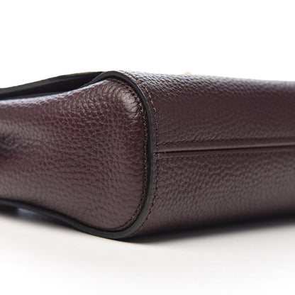 Mulberry Glossy Goatskin Small Lily Flap Oxblood 11 of 13