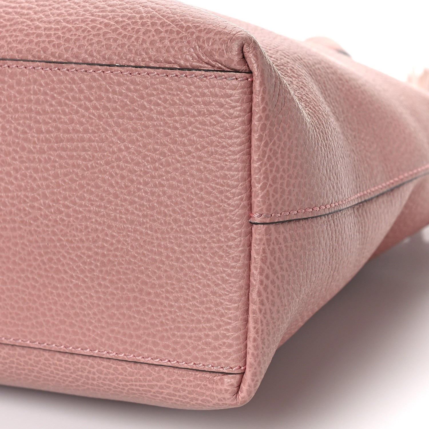 Gucci Calfskin Bamboo Tassel Top Handle Tote Soft Pink 9 of 9