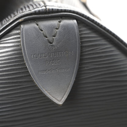 Louis Vuitton Epi Speedy 25 Black 6 of 9