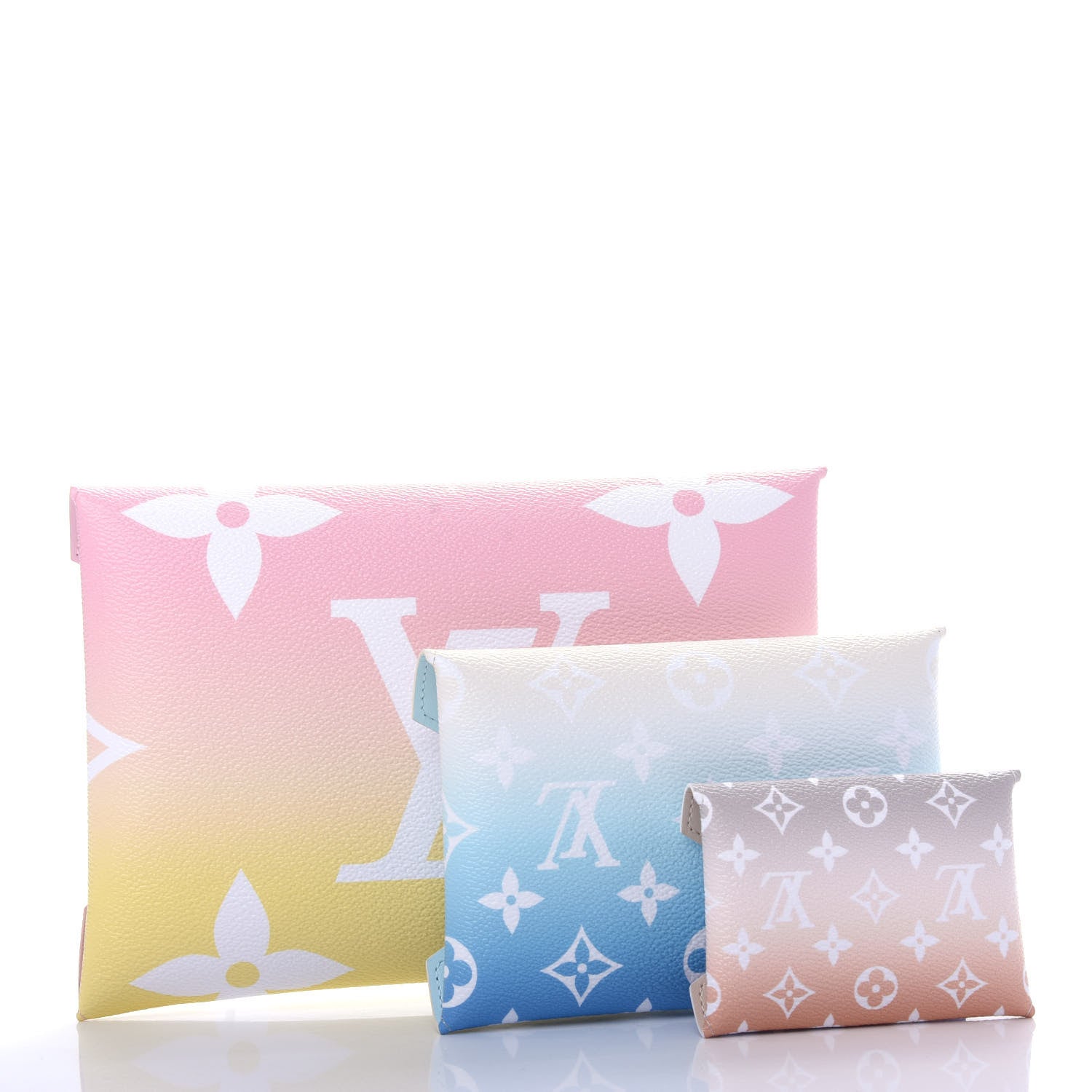 Louis Vuitton Monogram Giant By The Pool Kirigami Pochette Set 3 of 9
