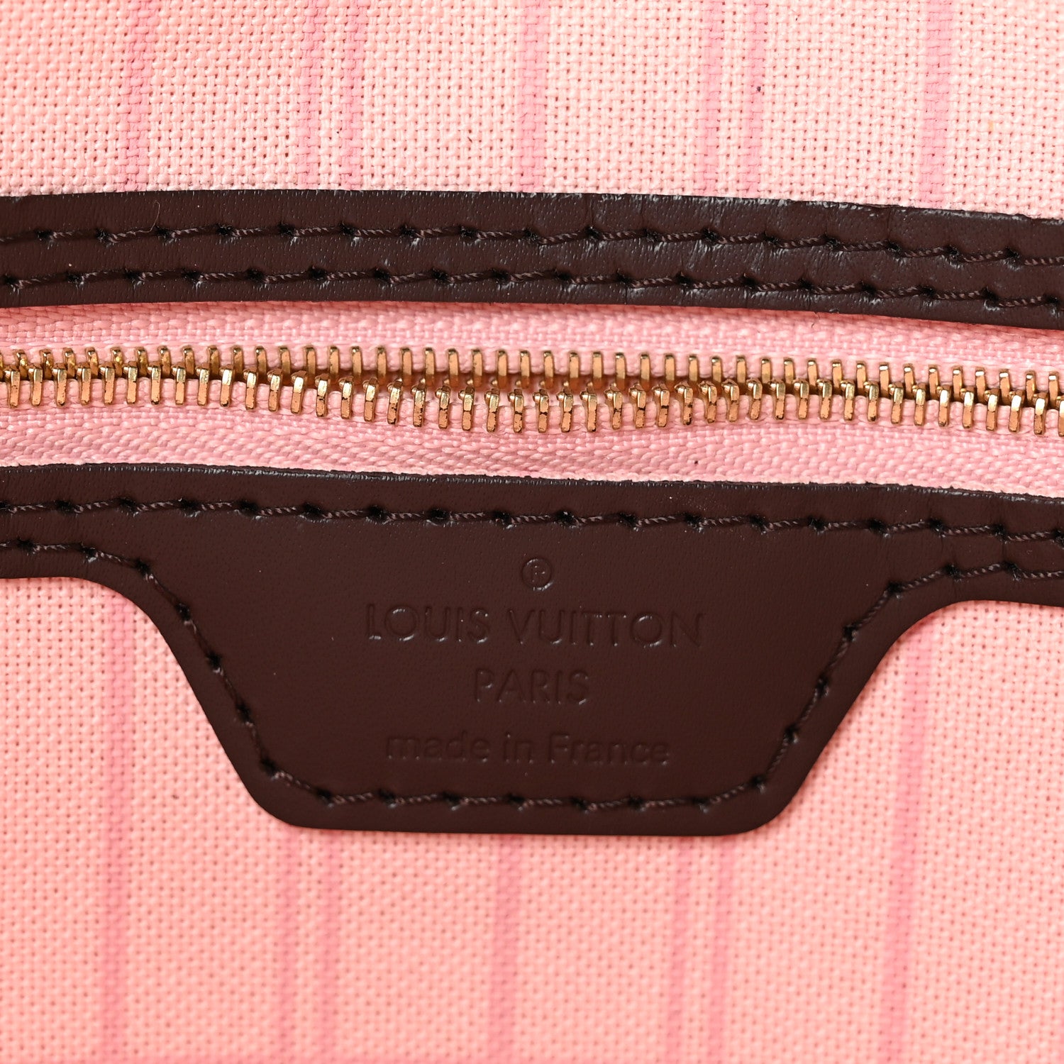 Louis Vuitton Damier Ebene Neo Neverfull MM Rose Ballerine 6 of 10