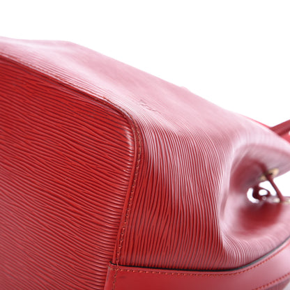Louis Vuitton Epi Petit Noe Castillan Red 12 of 16