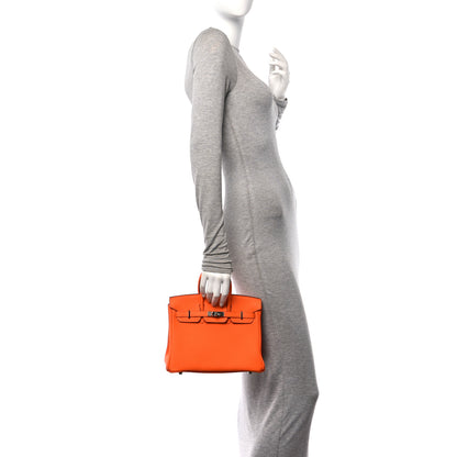 Hermes Togo Birkin 25 Orange Minium 2 of 10