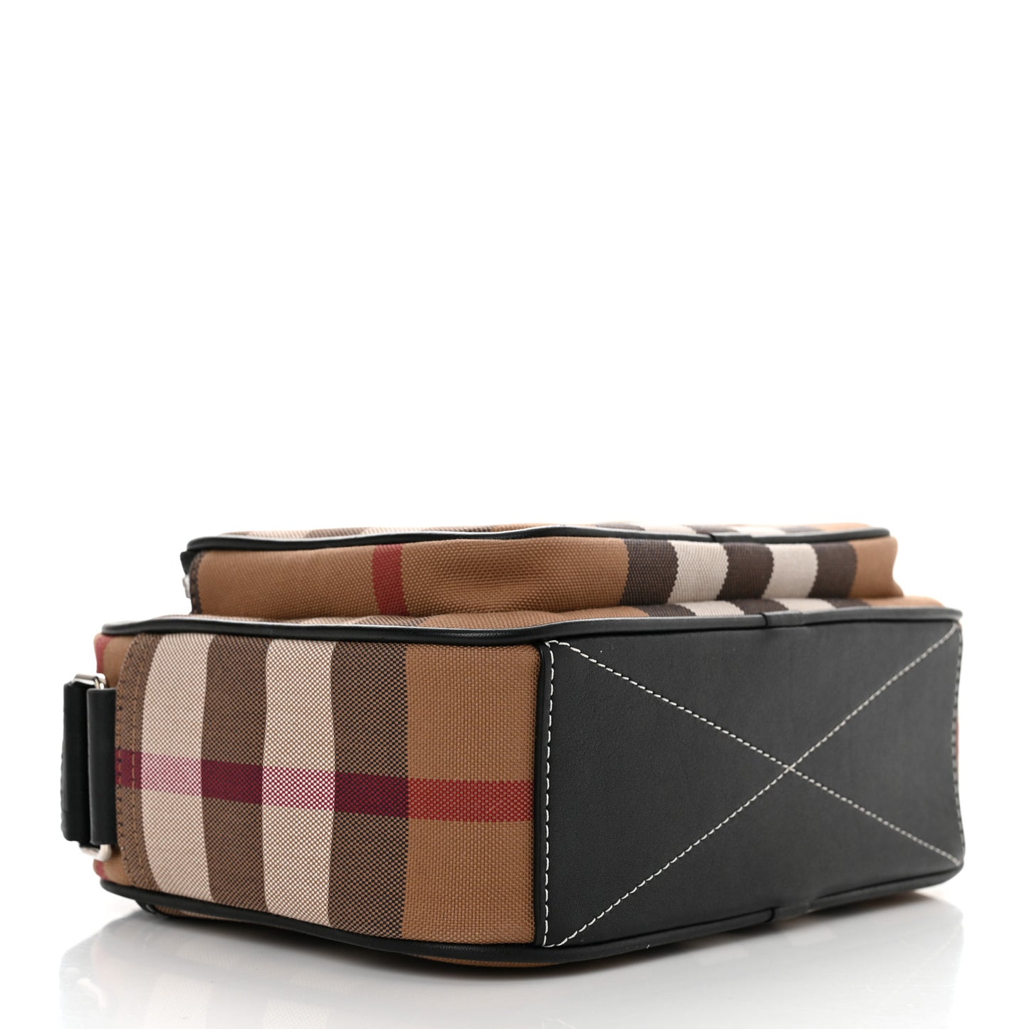Canvas Check Paddy Messenger Birch Brown
