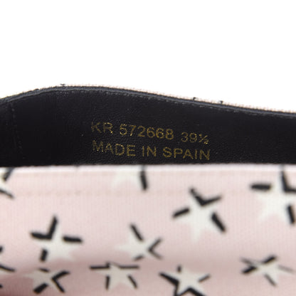 Saint Laurent Canvas Star Fun Espadrilles 39.5 Pink 9 of 10