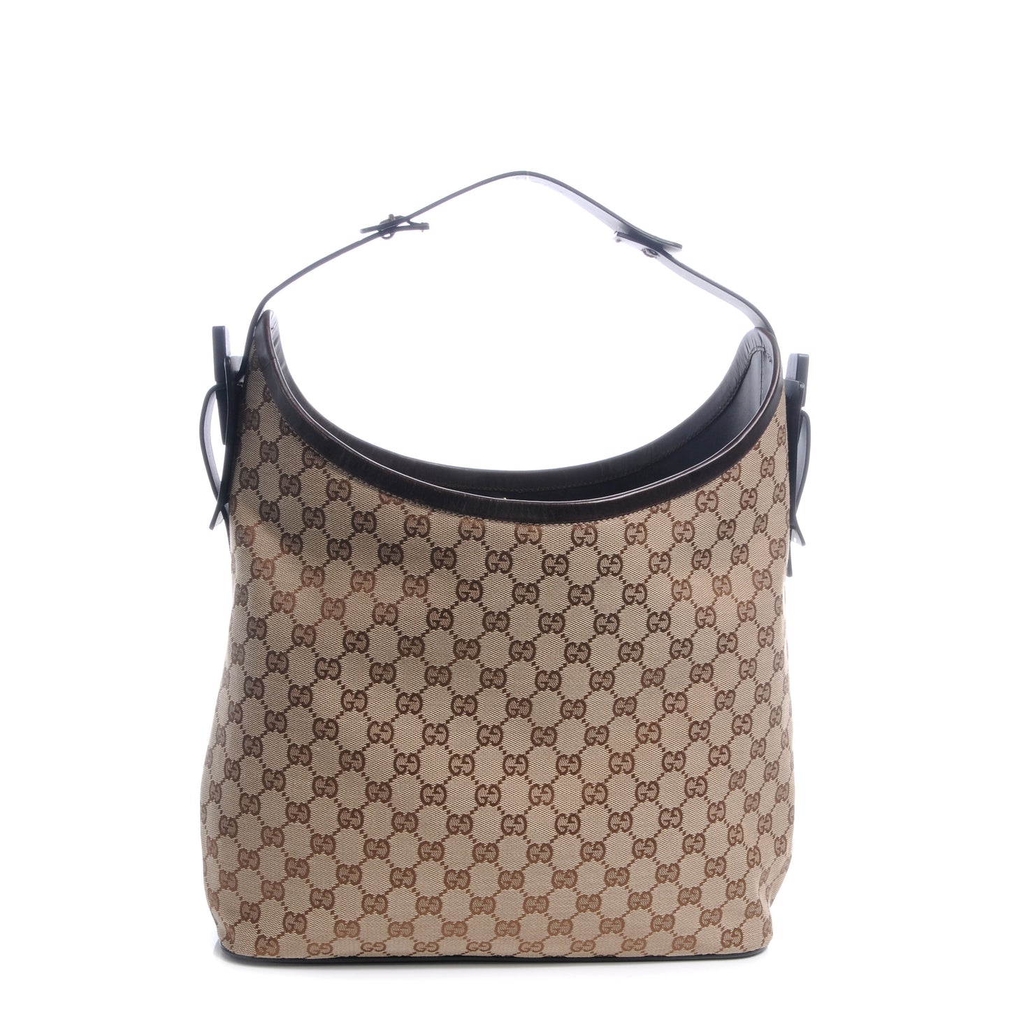 Monogram Large Shoulder Bag Ebony