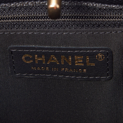 Chanel Caviar Quilted Sweet Classic Shopping Tote Black 8 of 9
