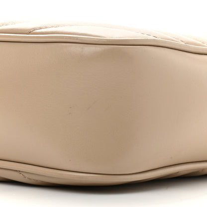 Saint Laurent Calfskin Matelasse Monogram Lou Camera Bag Dark Beige 10 of 11