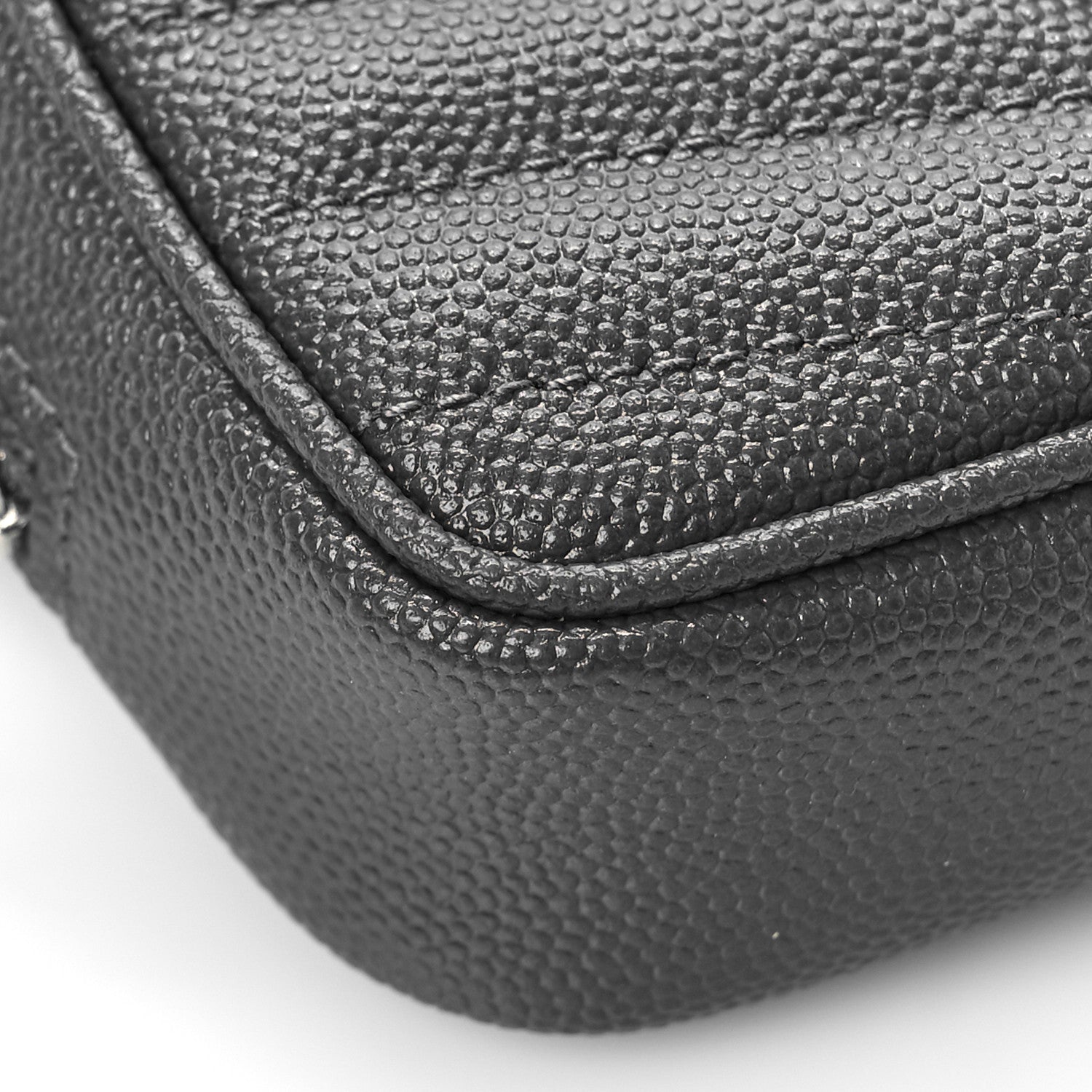 Saint Laurent Grain De Poudre Matelasse Monogram Baby Lou Camera Bag Dark Smog 7 of 8