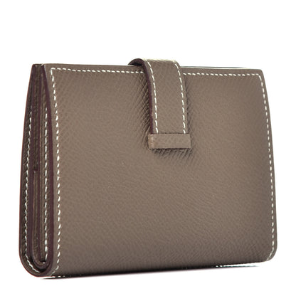 Hermes Epsom Mini Bearn Wallet Etoupe 3 of 8