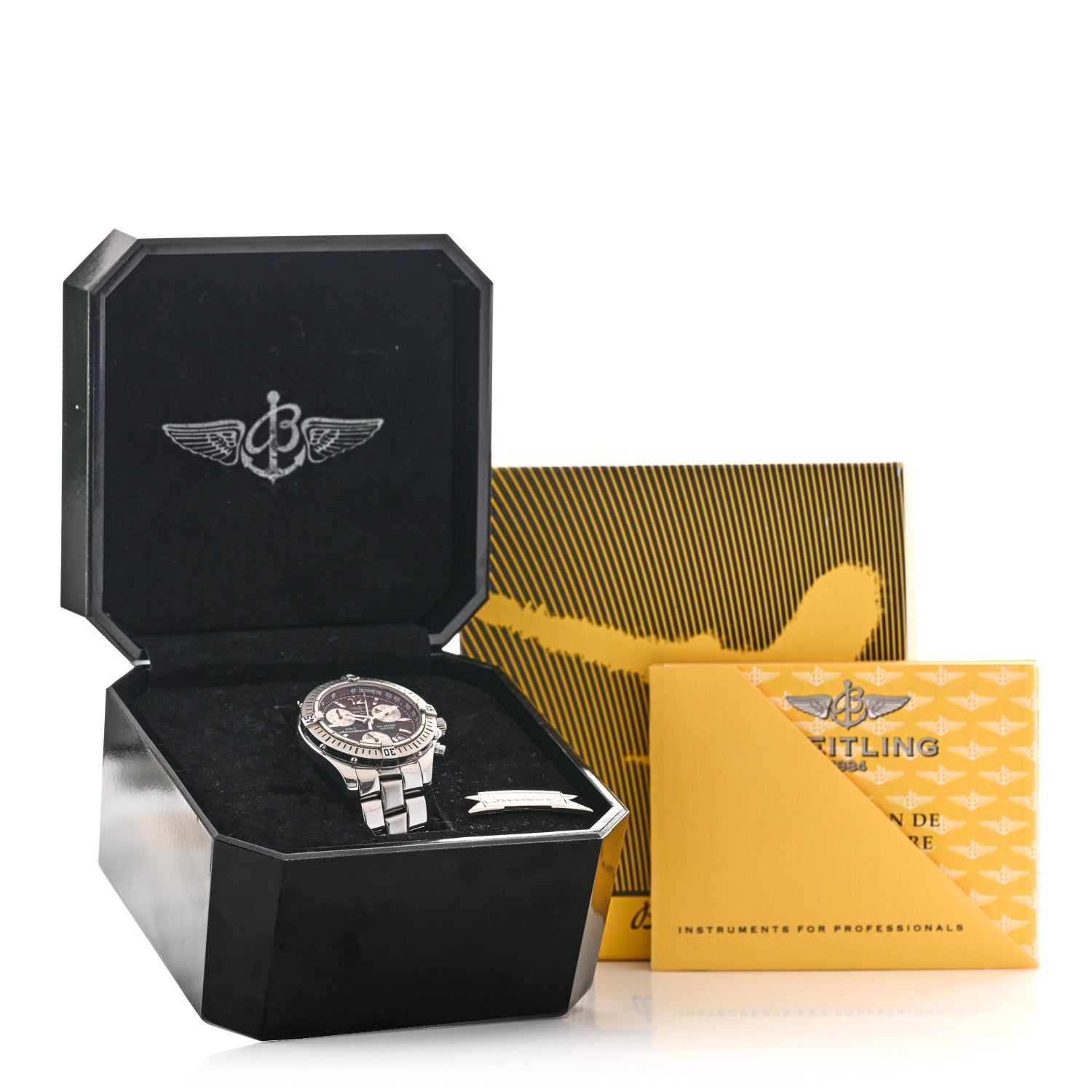 Breitling Stainless Steel 38mm Colt ChronoOcean Chronograph Quartz Watch Blue A53350 5 of 5
