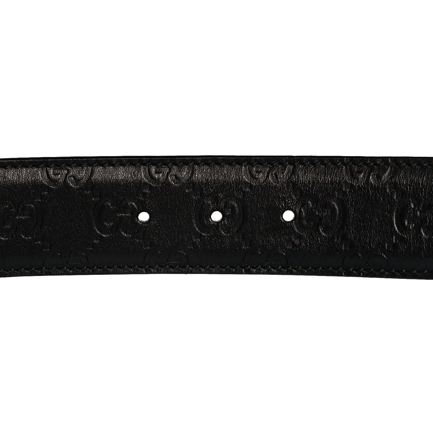 Guccissima Interlocking G 40mm Belt 80 32 Black