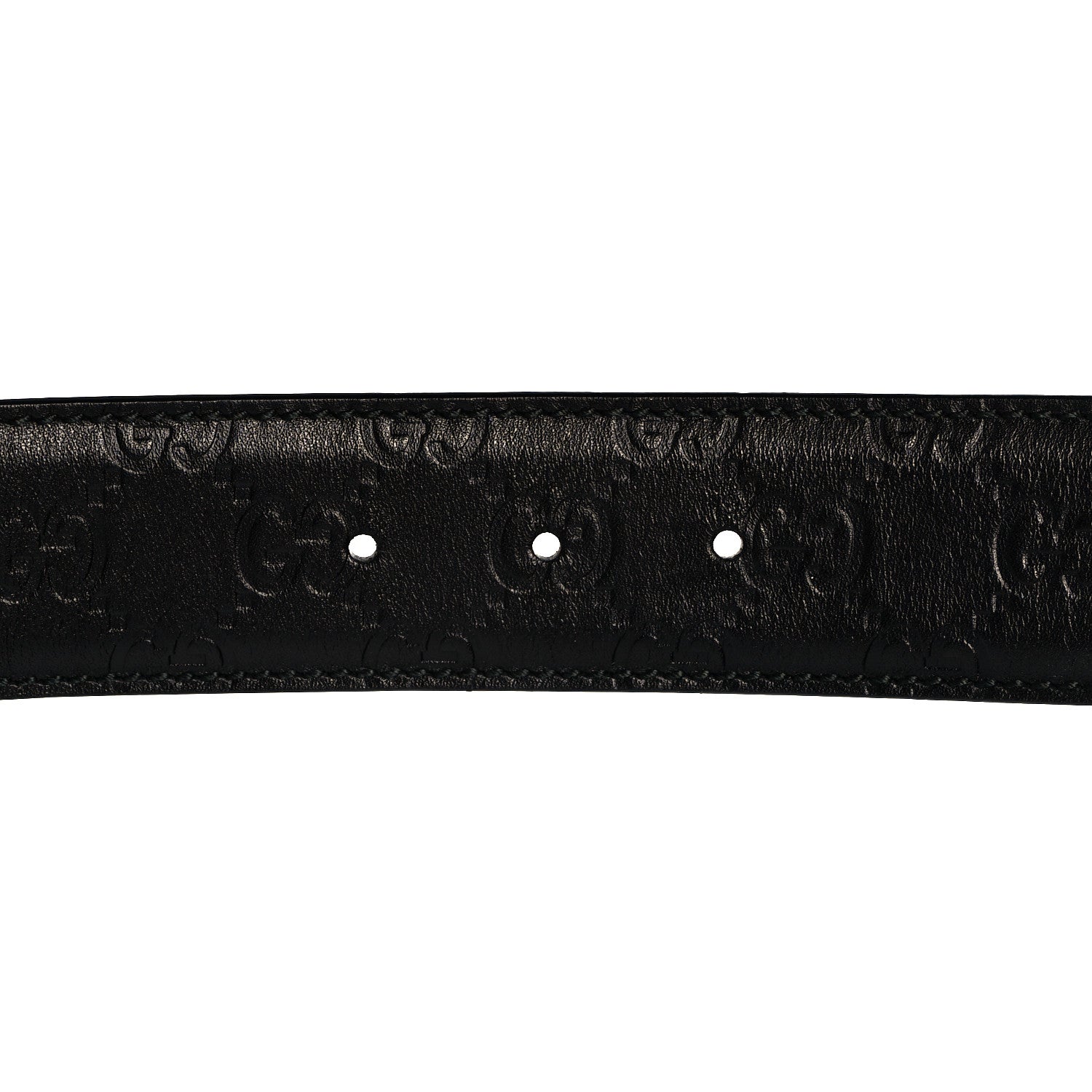 Gucci Guccissima Interlocking G 40mm Belt 80 32 Black 5 of 6