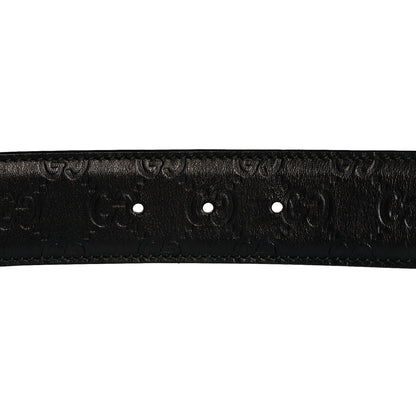 Gucci Guccissima Interlocking G 40mm Belt 80 32 Black 5 of 6