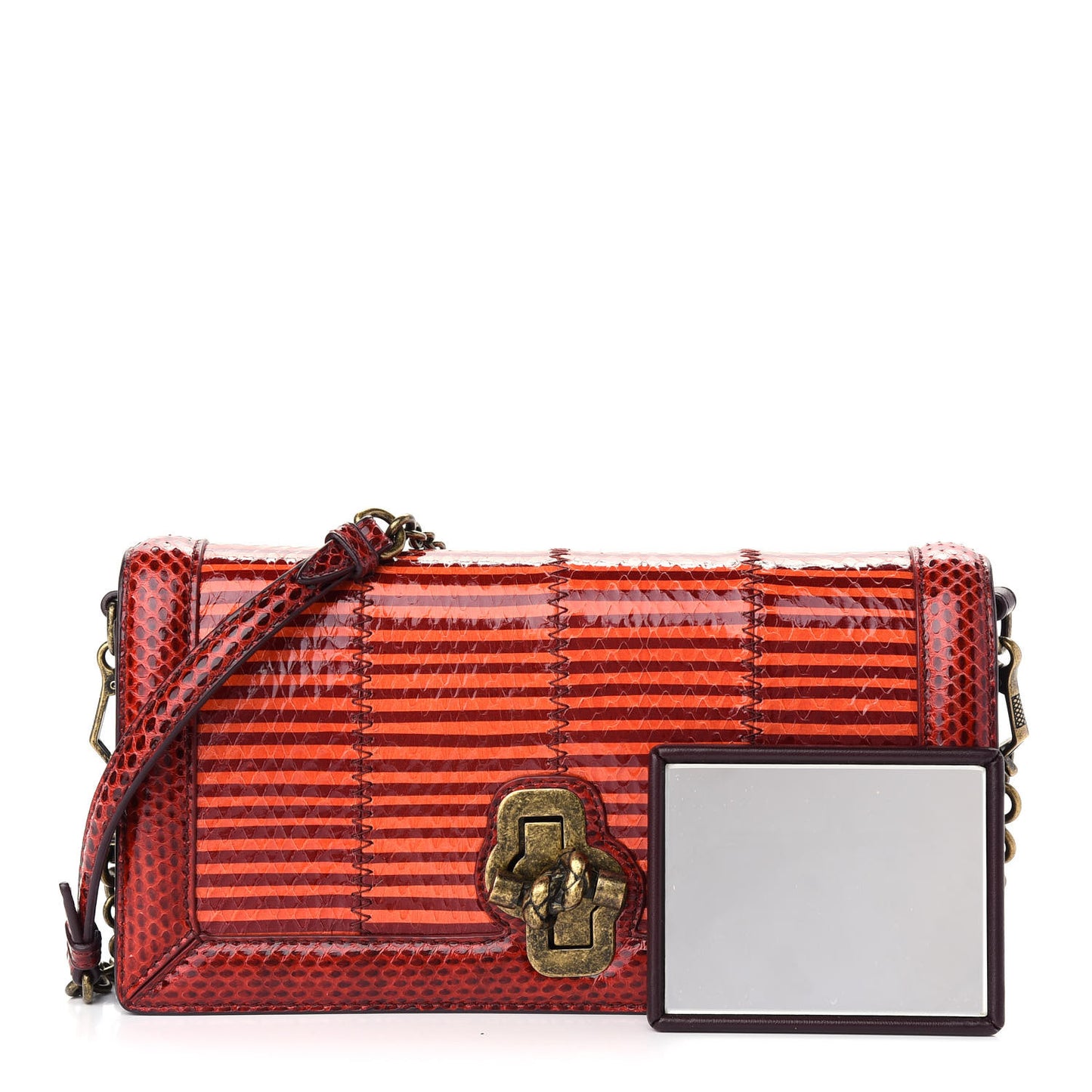 Nappa Ayers Club Stitch Knot Clutch