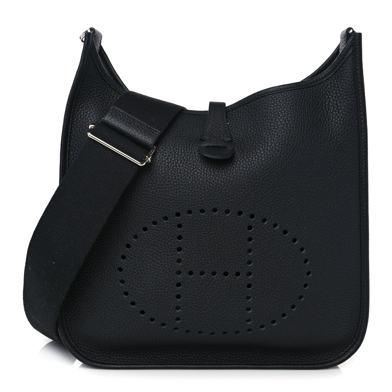 Hermes Taurillon Clemence Evelyne III PM Black 1 of 9