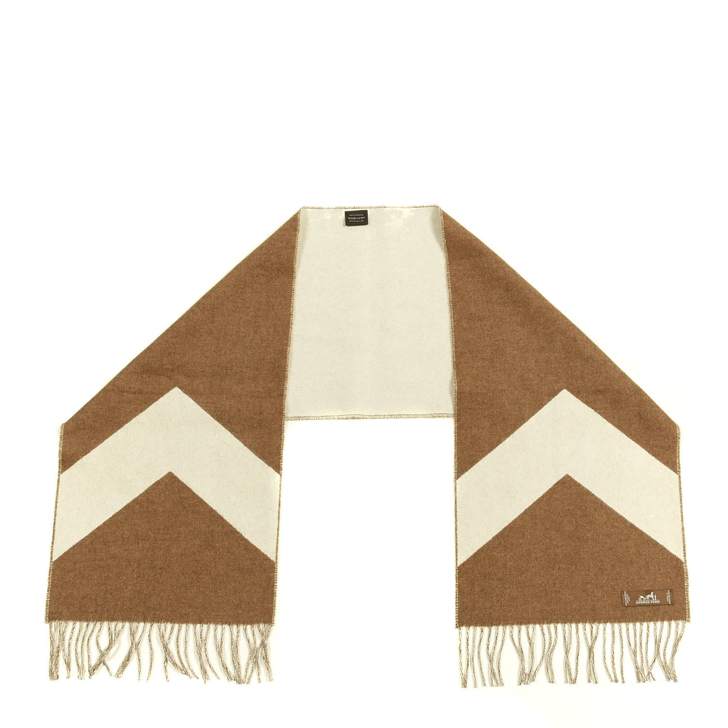 Hermes Cashmere Casaque Chevron Muffler 1 of 3