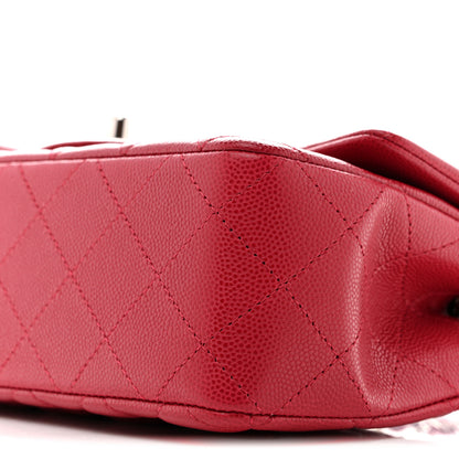Chanel Caviar Quilted Mini Rectangular Flap Pink 10 of 12