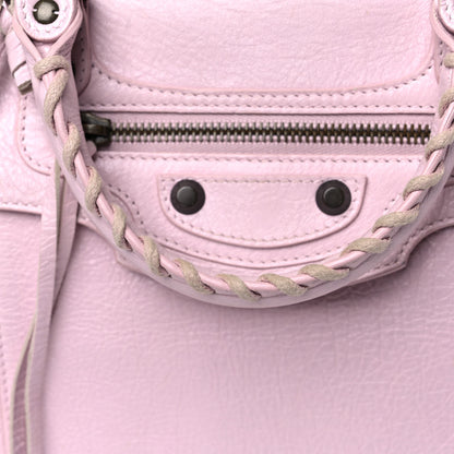 Balenciaga Agneau Classic Hardware Zip Traveler Backpack Rose Poudre Rose Petunia 15 of 17