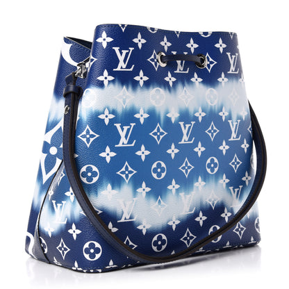 Louis Vuitton Monogram Escale Neonoe MM Blue 3 of 10