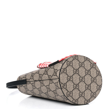 Gucci GG Supreme Monogram Childrens Chick Bucket Bag Black 3 of 4