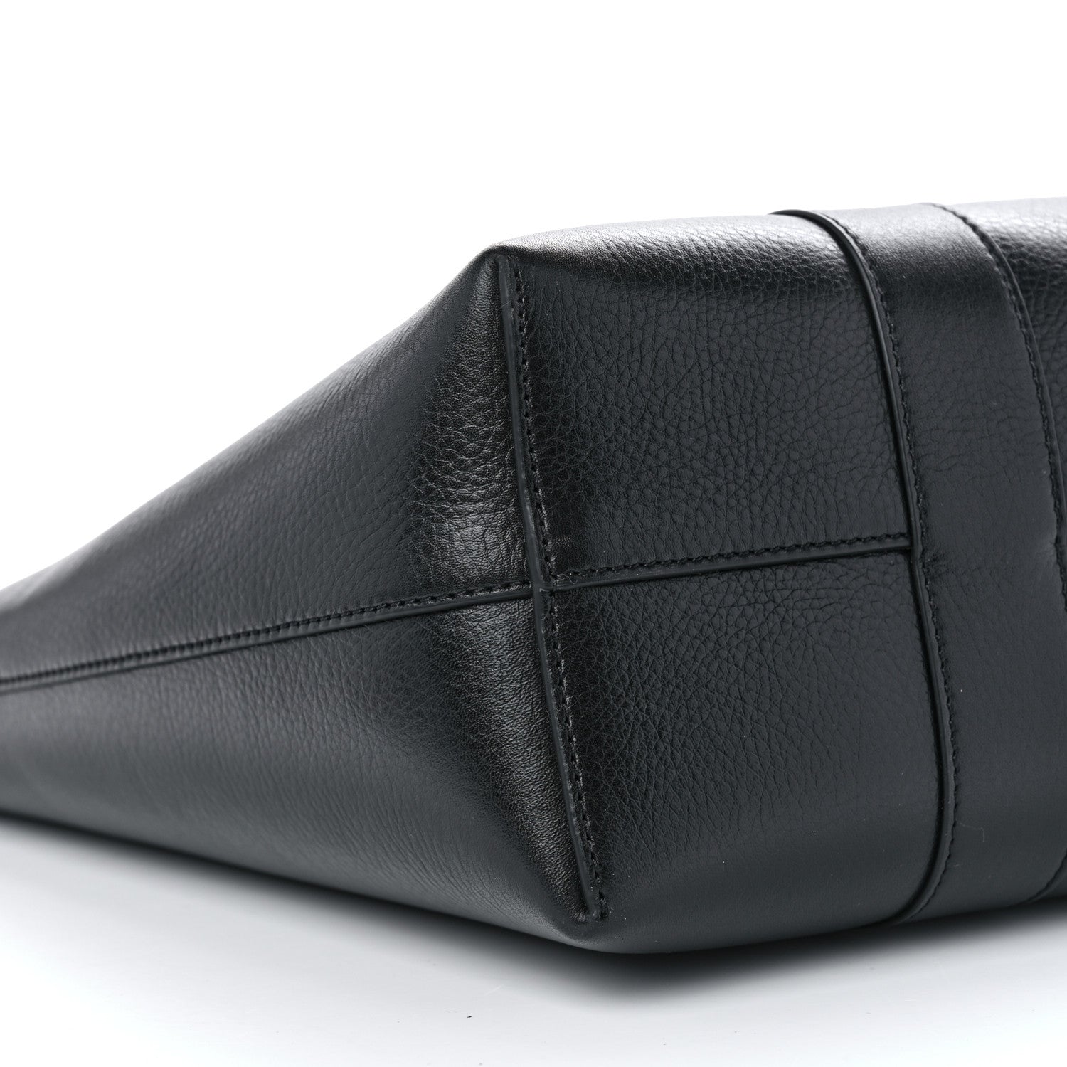 Mulberry High Shine Grain Bayswater Tote Black 8 of 9