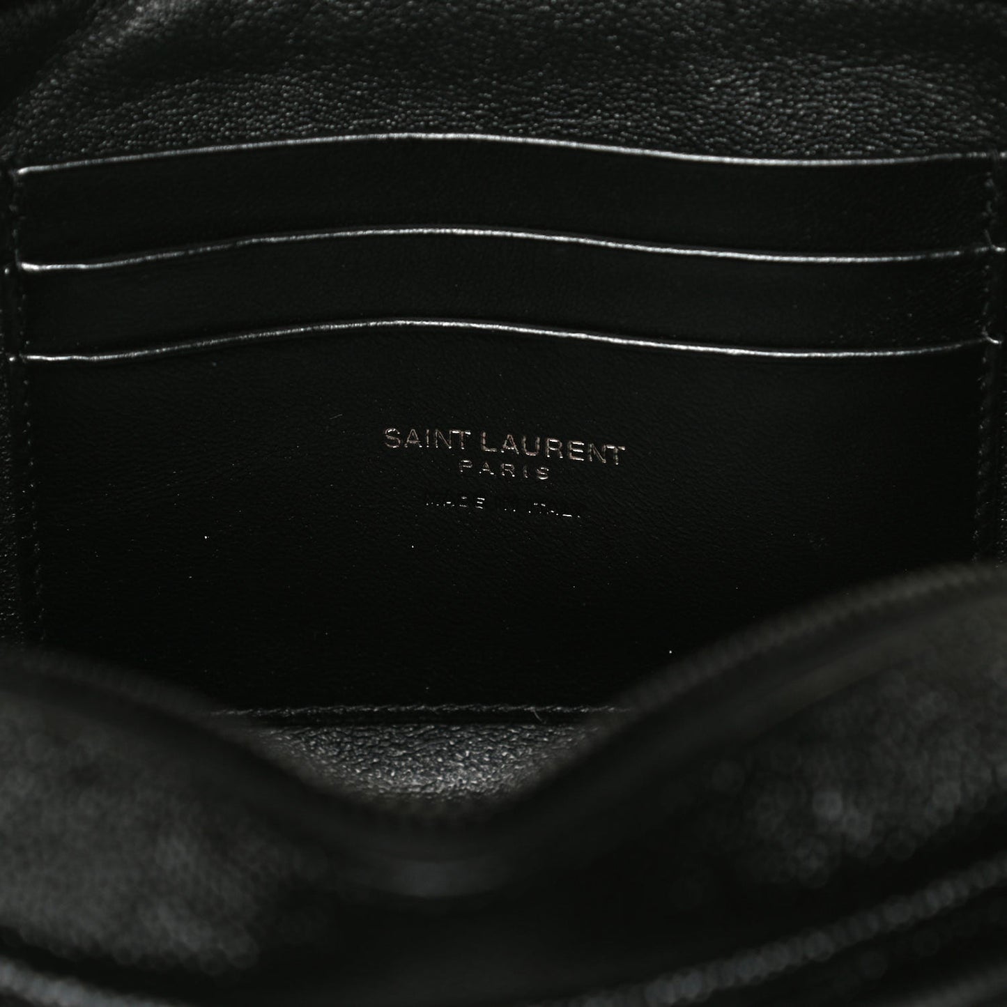 Grain De Poudre Matelasse Monogram Mini Lou Camera Bag Black